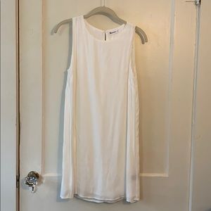 Classic casual white dress